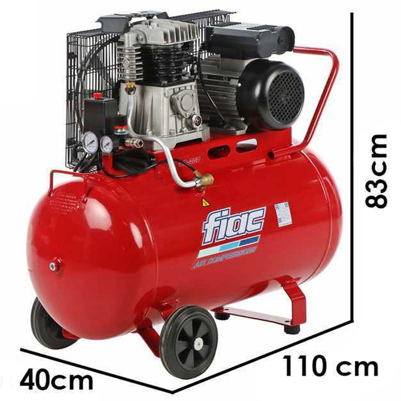 Compresor trifazat profesional, 100l, 350l/min, FIAC AB100/360TC