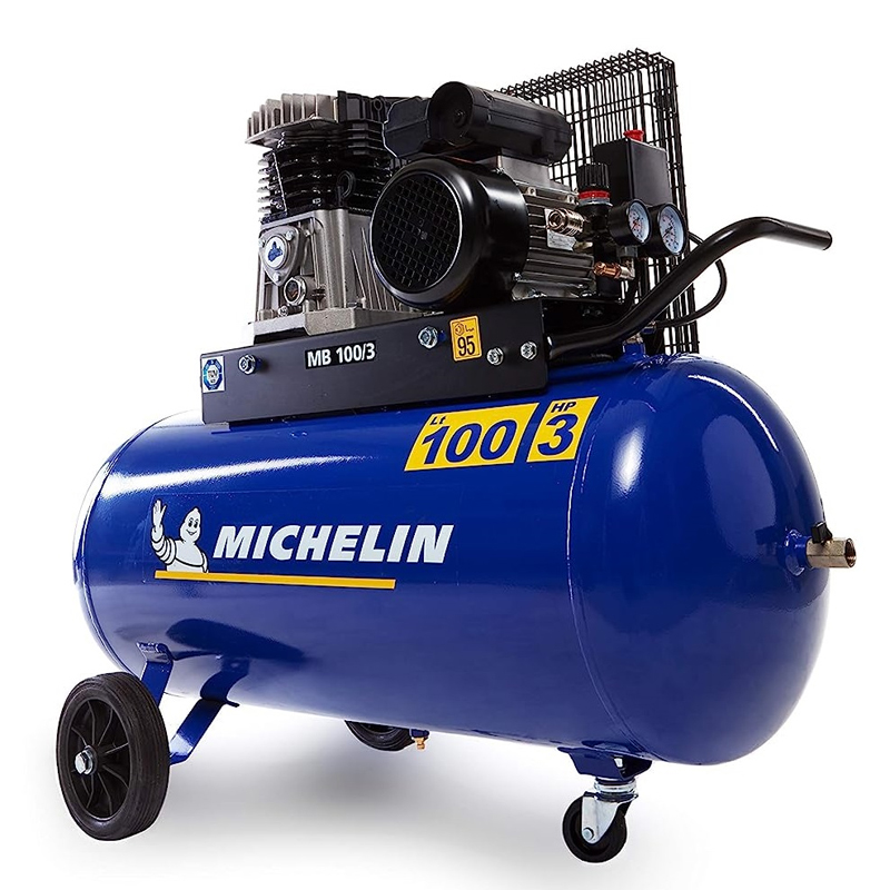 Compresor monofazat profesional, 100l, 350l/min, MICHELIN MB100/360